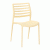 כיסא פלסטיק צהוב