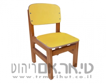 כסא לגן ילדים דגם הדר בצבע צהוב