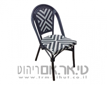 כסאות ראטן שחור אפור