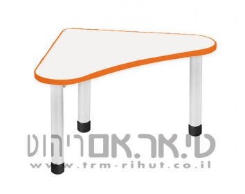שולחן לב כתום