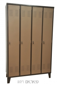 ארון ברזל 4 תאי הלבשה