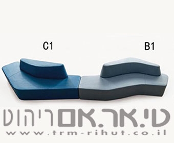 מערכת ישיבה דגם קוברה עם משענת