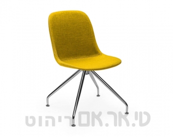 כסא מישל ללא ידיות מרופד-רגל עכביש