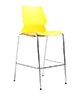 כסאות בר דגם גביש בצבע צהוב