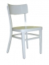 כיסא עץ מעיין בצבע לבן