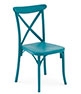 כסא דגם קפרי בצבע פטרול 