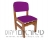 כסא לגן ילדים דגם הדר בצבע סגול