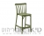 כסא בר גזוז ירוק זית