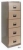 ארונית 5 מגירות מתכת