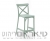 כסא בר קפרי ירוק בהיר