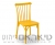 כסא דגם גזוז צבע צהוב