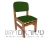 כסא לגן ילדים דגם הדר בצבע ירוק