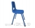 כסא תלמיד תדהר כחול צד