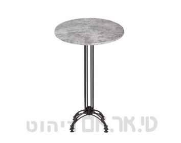 שולחן בר דגם בולוניה עם פלטה עגולה ורצליט