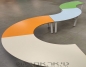 שולחן רבע עיגול בצורת נחש
