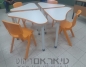 שולחנות צורניים דגם חץ לב בבית ספר חופי גליל גשר הזיו