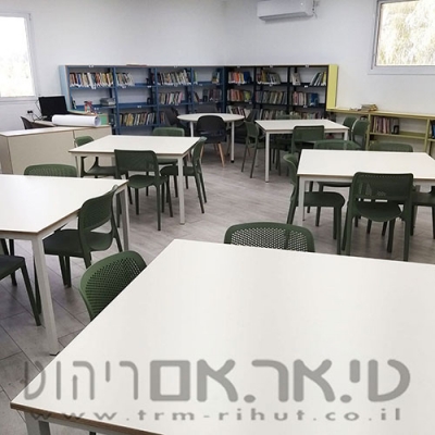 שדרוג ספריית בית ספר שלום עליכם מושב בצת